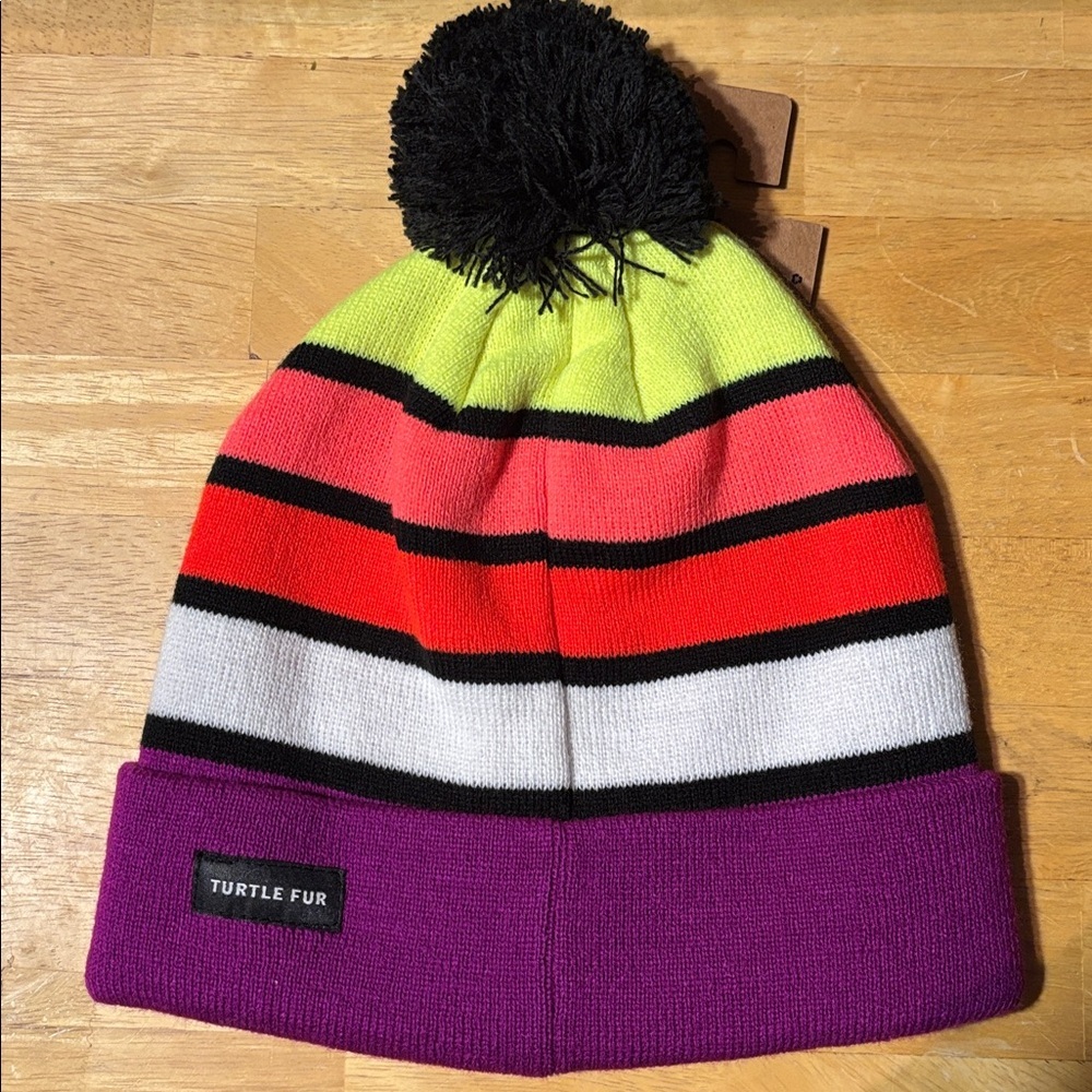 Turtle Fur Beanie NWT Bright Color